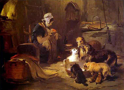 A Highland Breakfast Edwin Henry Landseer